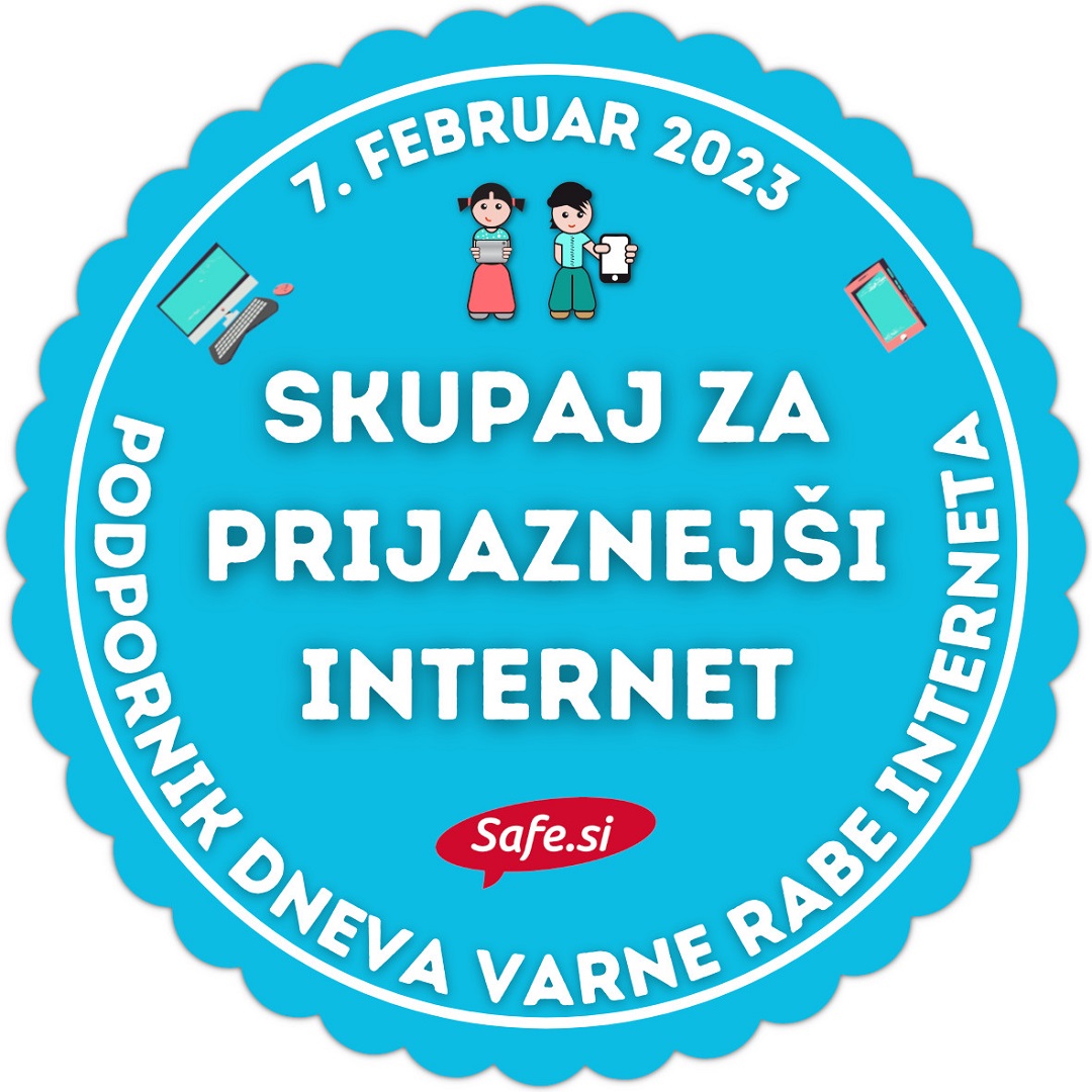 Skupaj za prijaznejši internet 2023 Skupaj za prijaznejši internet 2023