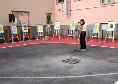 Uradno odprtje učilnice na prostem in podelitev nagrad najboljšim likovnim ustvarjalcem Jaz, umetnik