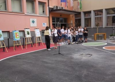 Uradno odprtje učilnice na prostem in podelitev nagrad najboljšim likovnim ustvarjalcem Jaz, umetnik