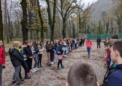 Osmošolci v CŠOD Soča