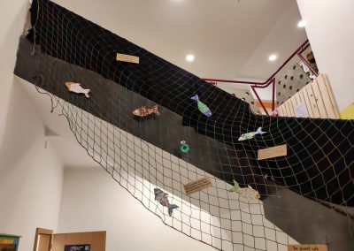Trash art pri urah izbirnega predmeta likovno snovanje