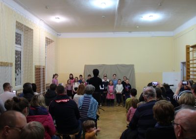 Prireditev na predvečer kulturnega praznika na PŠ Podkum