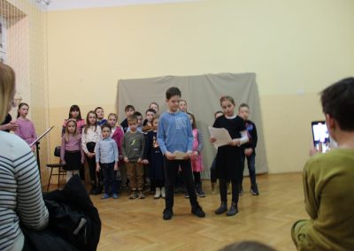 Prireditev na predvečer kulturnega praznika na PŠ Podkum