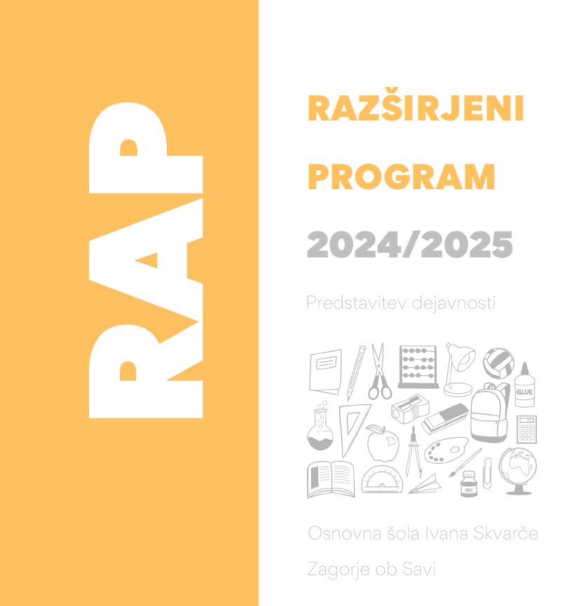 Razširjeni program (Rap) v šolskem letu 2024/2025